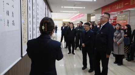 國家能源局甘肅監管辦公室機關黨委等參觀甘肅工程咨詢集團廉潔文化作品展